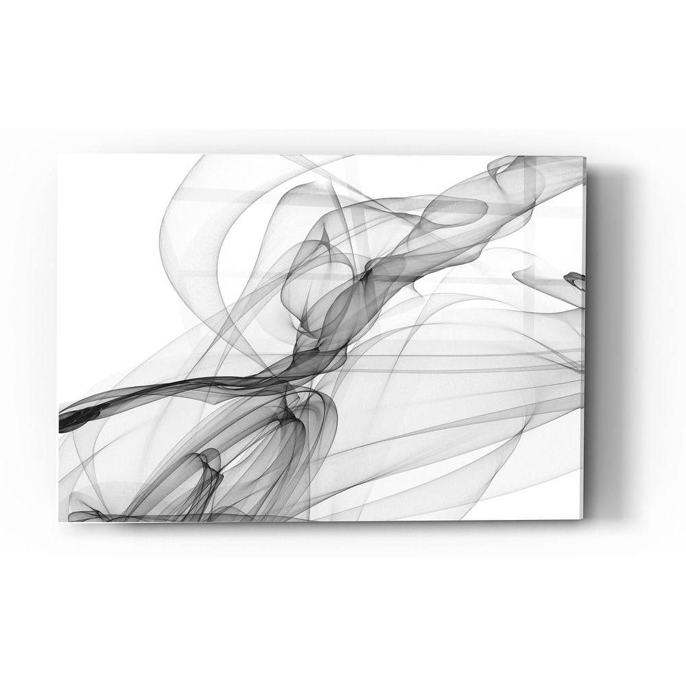 Epic Art 'Abstract Black and White 18-21' by Irena Orlov, Acrylic Glass Wall Art