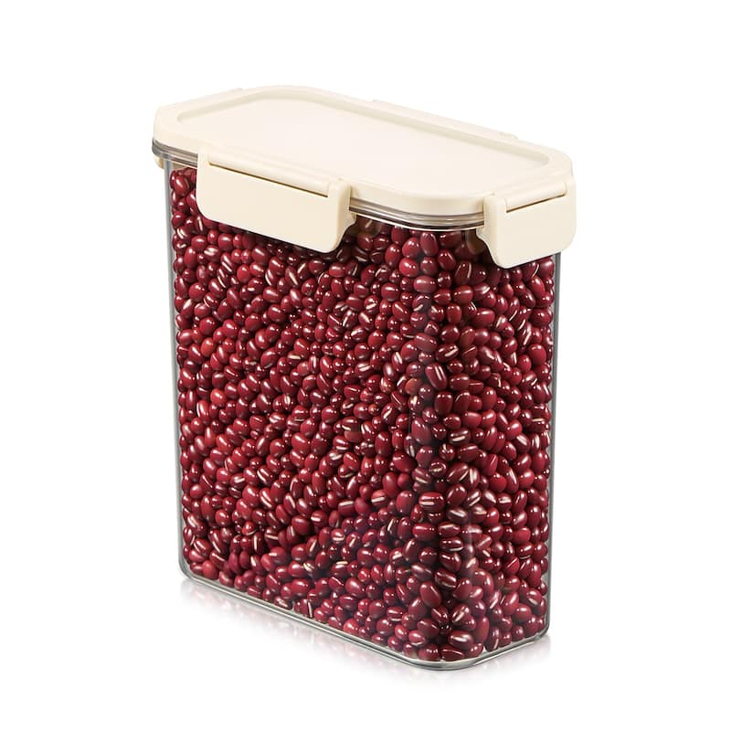 Sorbus Airtight Food Storage Container, Clear Stackable Canister for Pantry, Rice, Pasta, Cereal & Snacks