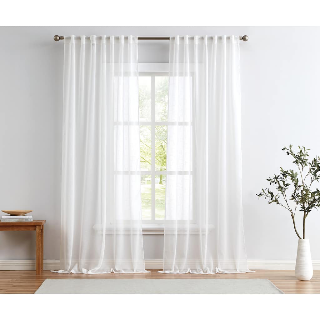 Cannon Sheer Window Curtain Panel Pair