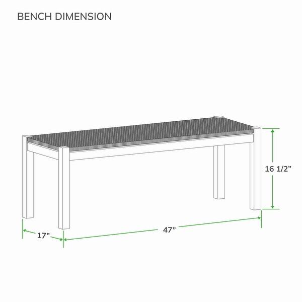 dimension image slide 1 of 2, Cambridge Casual Paxton 3-piece Teak Outdoor Dining Set