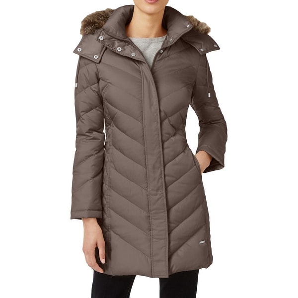 kenneth cole reaction women's puffer coat