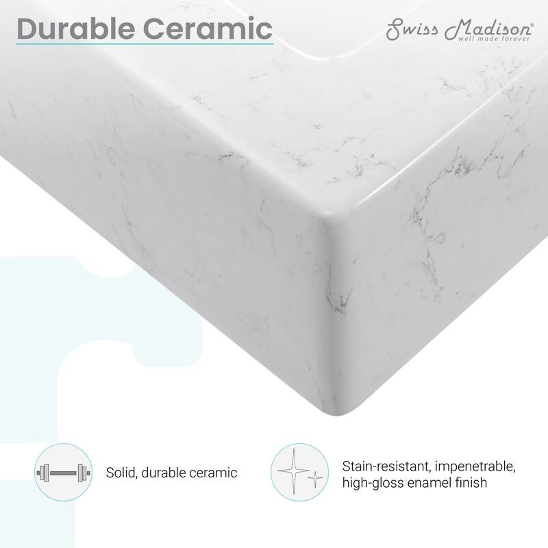 Swiss Madison SM-WSM292 Voltaire 32-1/4" Rectangular Ceramic Wall
