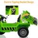 preview thumbnail 35 of 38, 12V Kids Ride On Dump Truck with Electric Dump Bed and Shovel