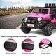 preview thumbnail 9 of 41, Costway 12V Kids Ride On Car 2 Seater Truck RC Electric Vehicles w/ - 48.5"X31.5"X31.5"
