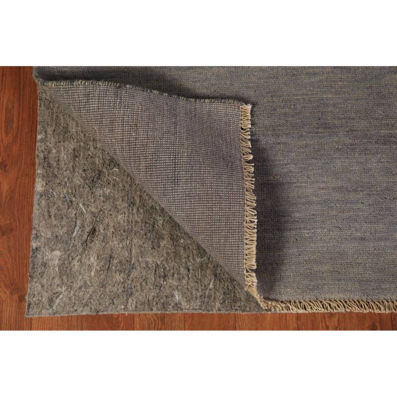 Grays & Blues Gabbeh Modern Area Rug Handmade Wool Carpet - 5'8" x 7'8"