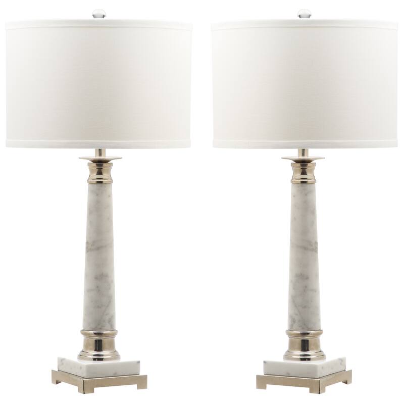 SAFAVIEH Lighting Llinos 30-inch Table Lamp (Set of 2) - 15"x15"x31" - 15Wx15Dx31H