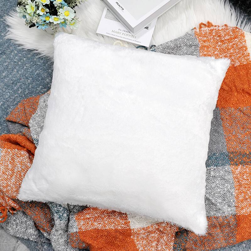 Fauxfur Pillow Shell Set 20'X20"