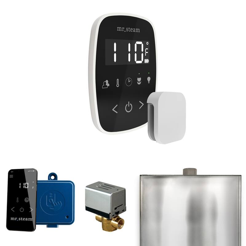 Mr Steam BF Butler Flex Package Steam Shower Control Package with - Black / White