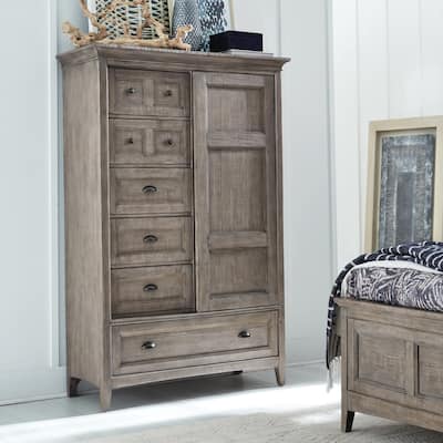 Magnussen Home Paxton Place Dovetail Grey Door Chest