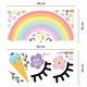 preview thumbnail 6 of 4, Walplus Sleeping Unicorn Rainbow Children Wall Sticker Nursery Decor