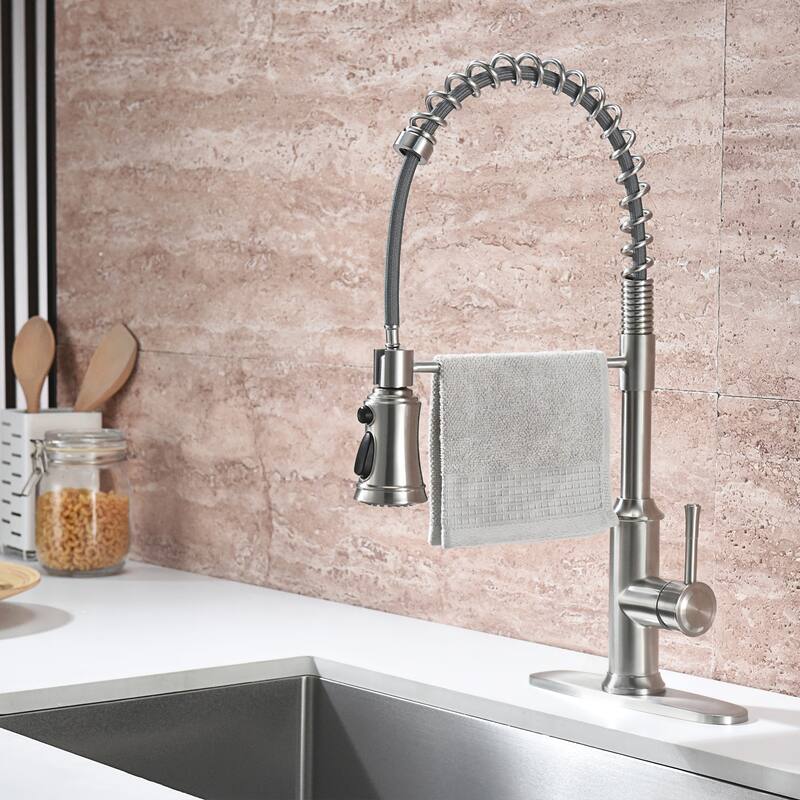 AITINKAN Edison Pull-Down Spray Kitchen Faucet
