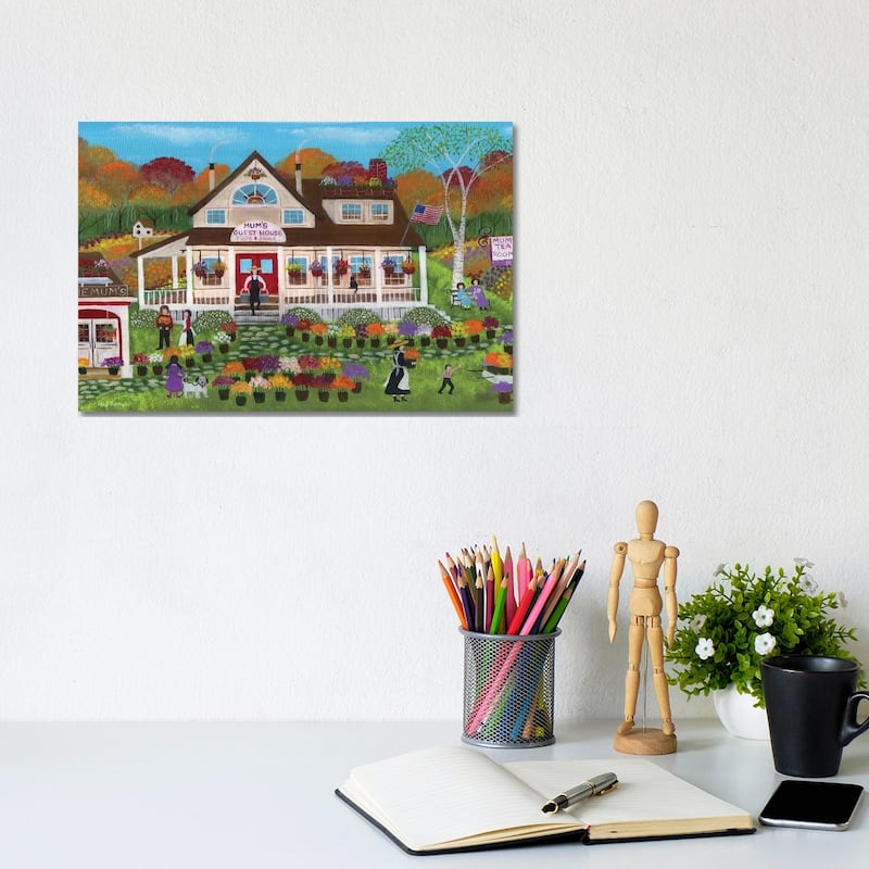 iCanvas "Mum's Guest House" by Cheryl Bartley Canvas Print - 8x12x0.75