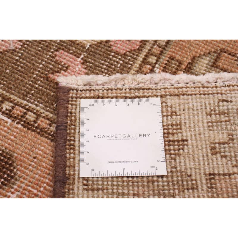 ECARPETGALLERY Hand-knotted Antalya Vintage Copper Wool Rug - 4'7 x 9'1