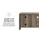 preview thumbnail 24 of 98, Middlebrook Firebranch 58-inch Barn Door TV Stand