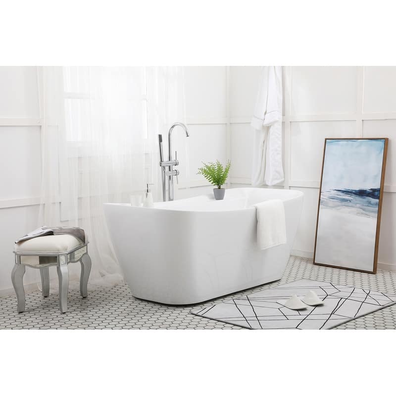 Haley Soaking Bathtub in Glossy White