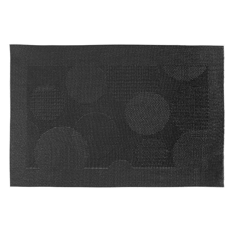 Vinyl Placemat (Bubbles) (Black) Set of 12 Bed Bath & Beyond 35570792