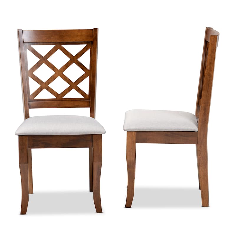Verner Modern and Contemporary 2-PC Dining Chair Set