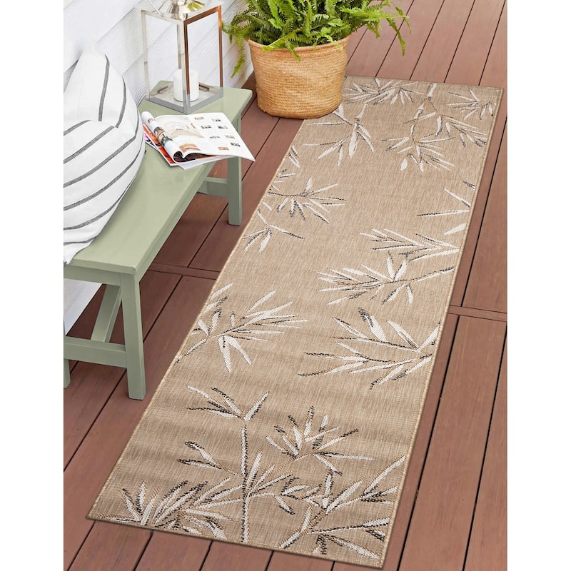 Liora Manne Carmel Bamboo Border Indoor/Outdoor Rug