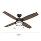 preview thumbnail 7 of 21, Hunter 52" Ocala Outdoor Ceiling Fan w/LED Light Kit and Pull Chain - Industrial, Rustic, Coastal - Damp Rated!