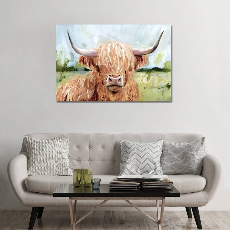 iCanvas "Highland Grazer II" by Victoria Borges Canvas Print - 32x48x1.5