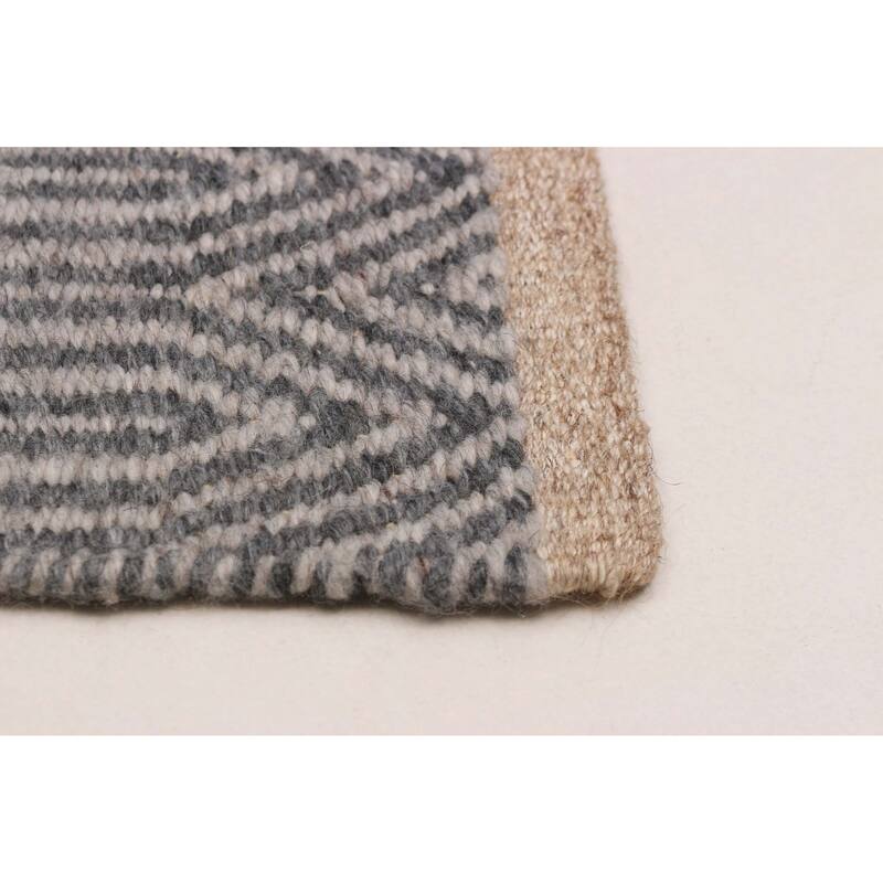 Nevada Grey Kilim 5'2" x 7'6" - 5'2 x 7'6