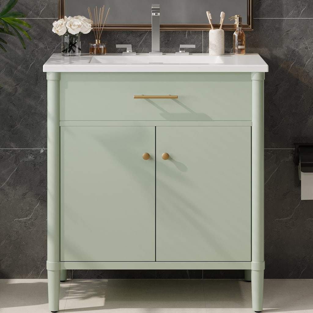 Christopher Knight Home - Emery 31" Bathroom Vanity with Sink highly with Modern Design