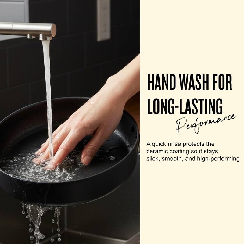 Alva Maestro Nonstick Ceramic Sauté Pan with Lid