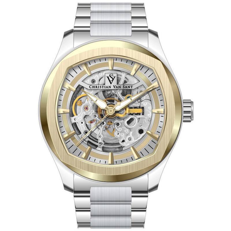 Christian Van Sant Men's Romeo Gold Dial Watch - CV9505 - One Size