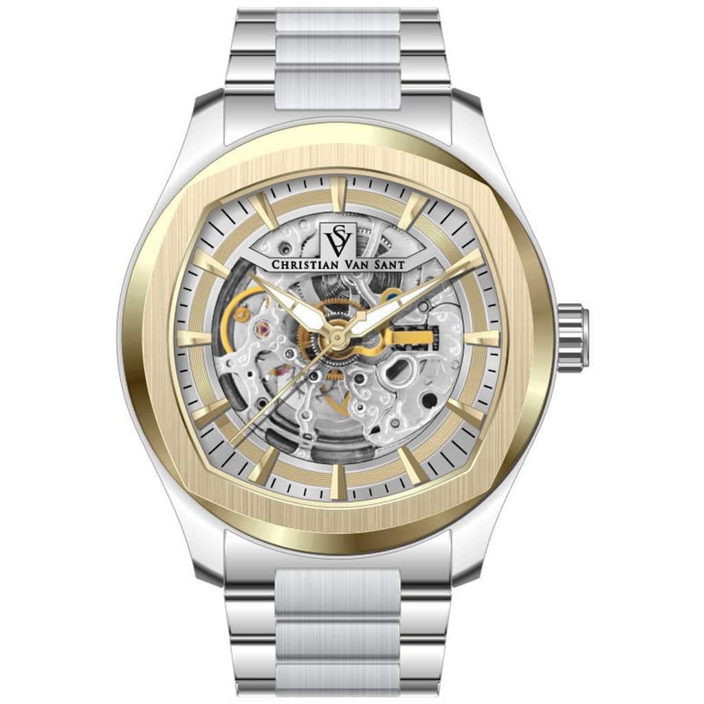 Christian Van Sant Men's Romeo Gold Dial Watch - CV9505 - One Size