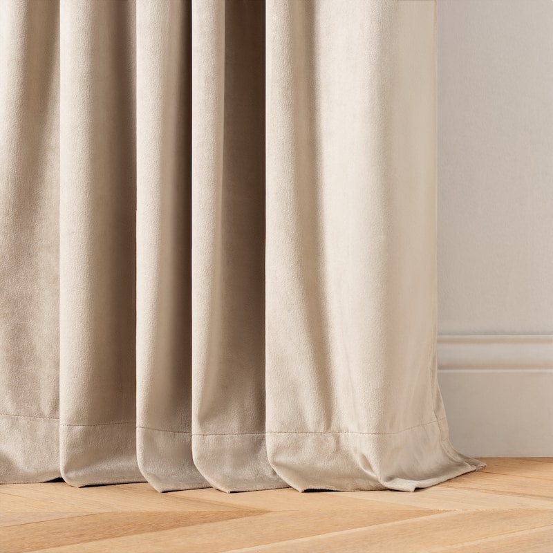 Martha Stewart Martha's Velvet Curtain Panel Pair