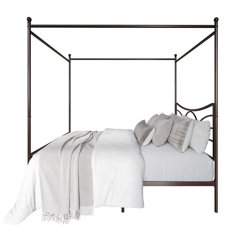 Clayfell Denver Metal Canopy Bed