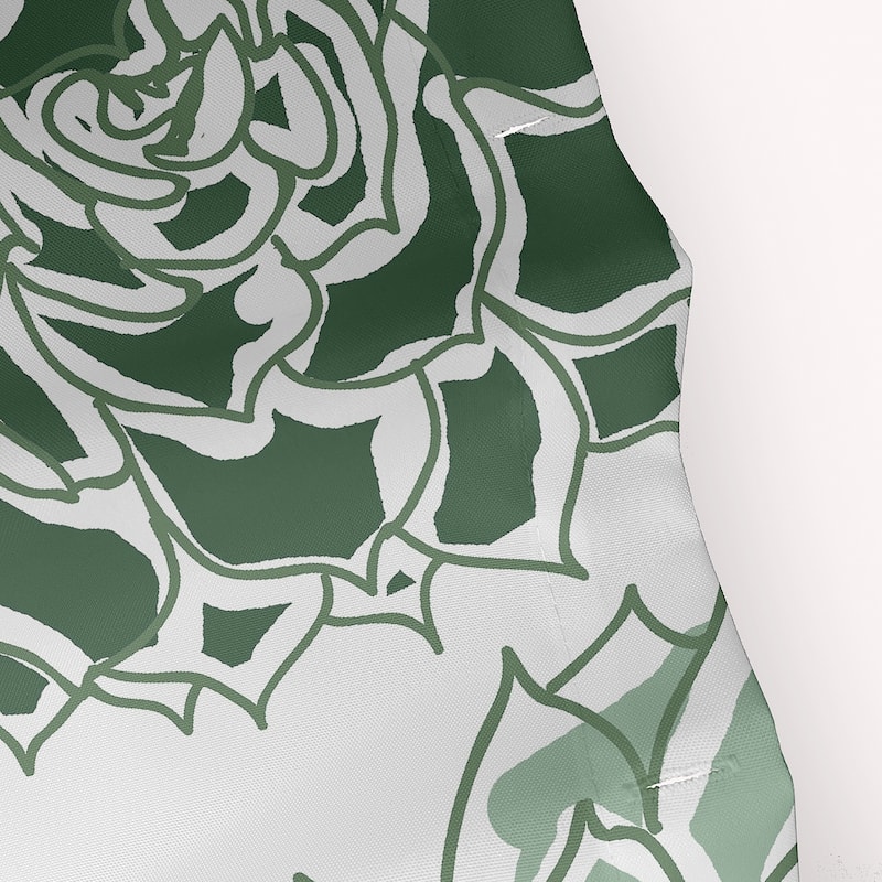 Olivia Floral Print Shower Curtain