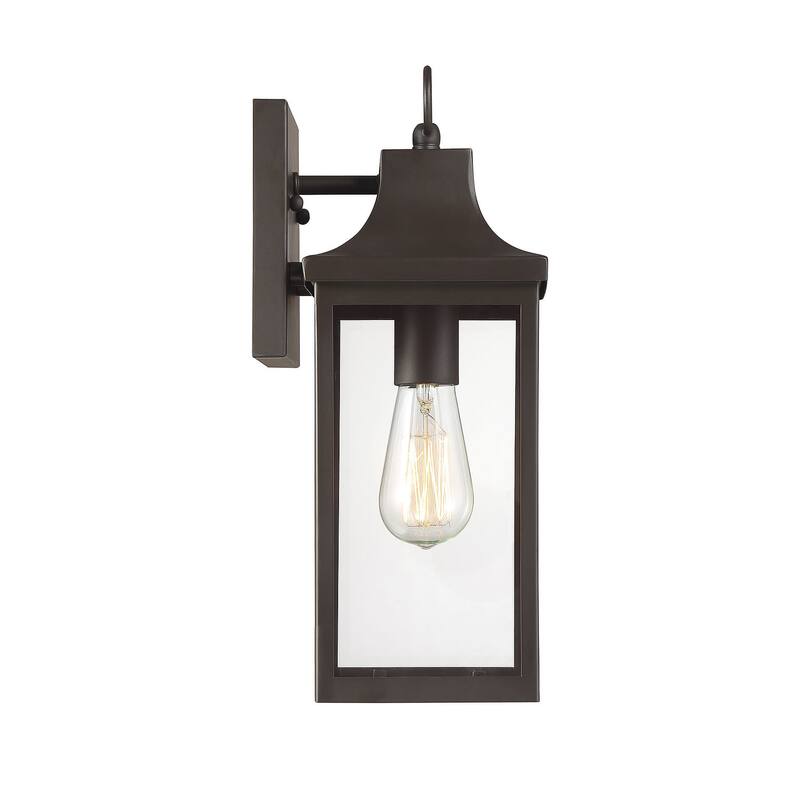 Bellevue Single Light 15" Tall Outdoor Wall Sconce