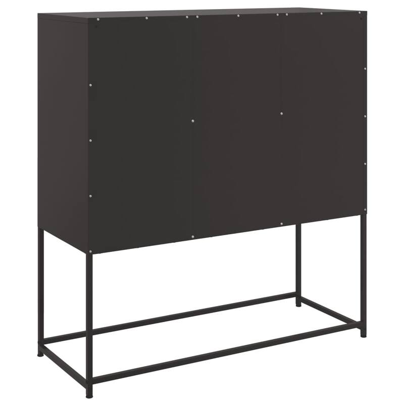vidaXL Sideboard Cupboard Home Organizer Living Room Furniture Cold-rolled Steel - 39.6 x 100.4 x 42.1
