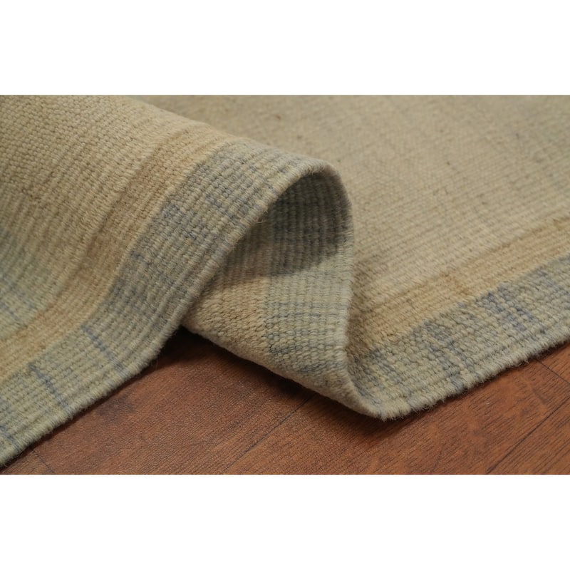Hand Woven Oriental 100% Wool Carpet Southwestern Tribal Multi-Colored Kilim Area Rug - 5' 11'' X 3' 11''