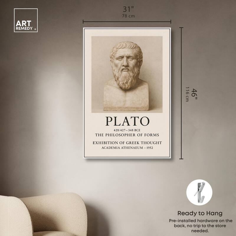Philosopher of Forms Canvas by Art Remedy
