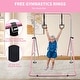 preview thumbnail 4 of 28, Multi Functional Adjustable Height Horizontal Gymnastic Bar With Bear Rings - 40.00" * 12.00" * 4.00"