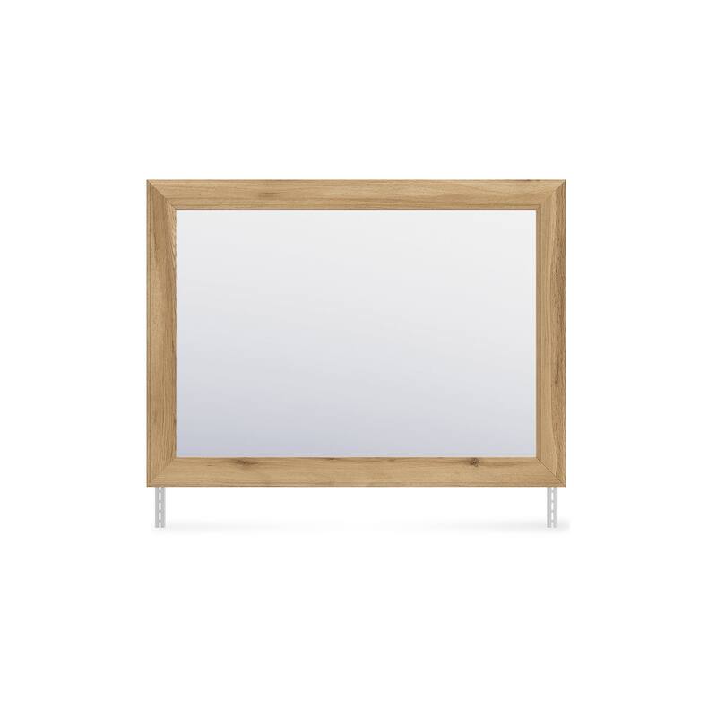 Signature Design by Ashley Bestmere Brown Bedroom Mirror - 42" W x 1" D x 31" H