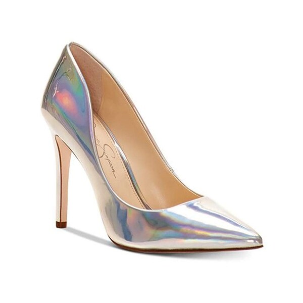 jessica simpson iridescent shoes