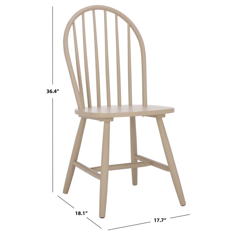 SAFAVIEH HOME Omaha Dining Chair (Set of 2) - 18"W x 18"D x 36"H