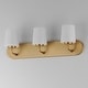 preview thumbnail 8 of 9, Maxim 12893WT Durham 3 Light 24" Wide Bath Vanity Light