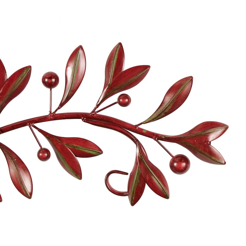 Green Iron Traditional Wall Decor Floral and botanical