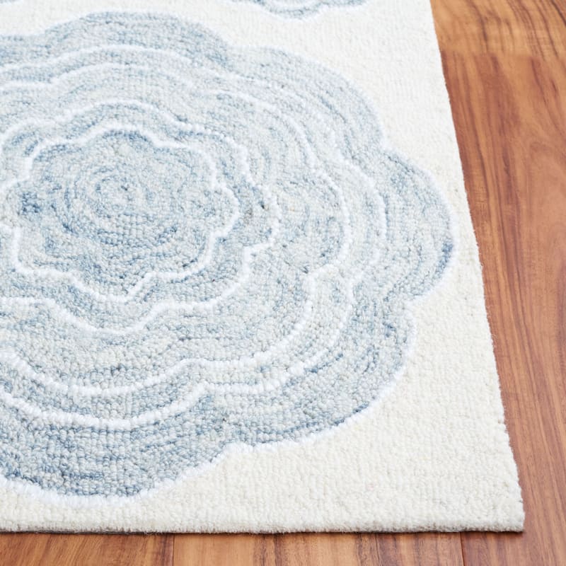 SAFAVIEH Handmade Jardin Vyara French Country Wool Rug