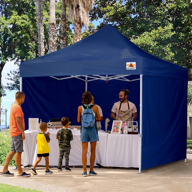 ABCCANOPY Commercial Instant Shade Metal Pop-Up Canopy - 10ftx10ft - Navy Blue
