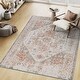 preview thumbnail 1 of 11, Brooklyn Rug Co Sofia Faded Persian Medallion Area Rug 10' x 14' - Beige