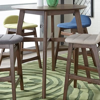 Space Savers Satin Walnut Gathering Table