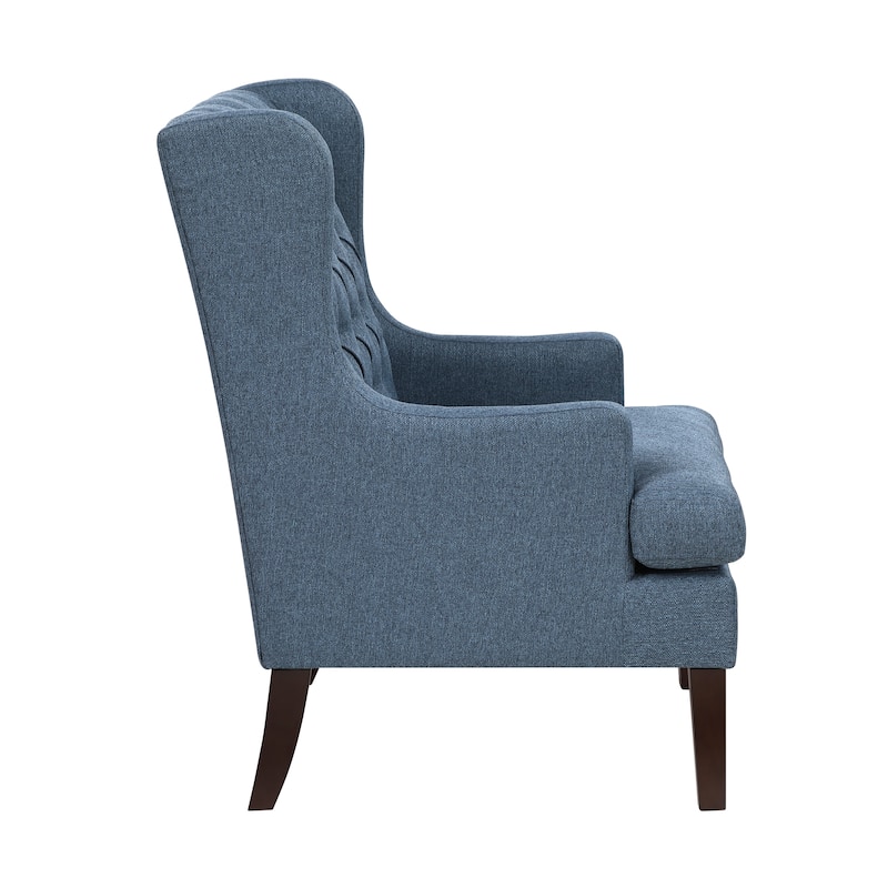 Haven 29" Textured Accent Chair - Button-tufted Chair Back