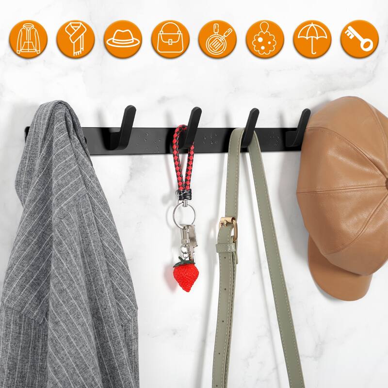 Metal Wall Mount Coat Rack
