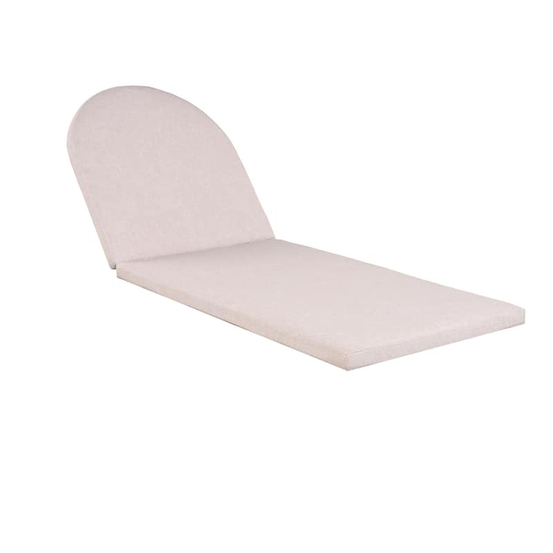 Rope Woven Outdoor Chaise Lounge Chair Adjustable Patio Recliner with Cushions Breathable Net Frame Sun Tanning Poolside Lounger