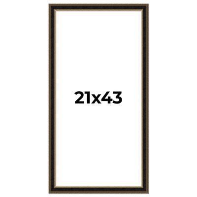 21x43 Frame Gold Antique Vintage Sold Wood Picture Frame | 1.75 Inch